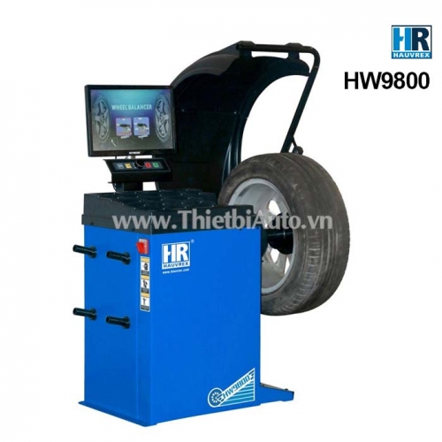 Máy cân bằng lốp xe ô tô du lịch tải Hauvrex HW-9800