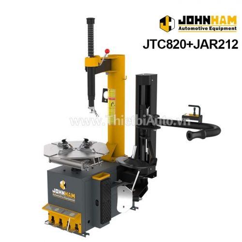 Máy ra vào vỏ xe hơi hỗ trợ tháo lốp nhanh Johnham JTC820+JAR212